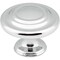 Elements 1-5/16" Diameter Polished Chrome Round Arcadia Cabinet Knob 107PC - alternate 1